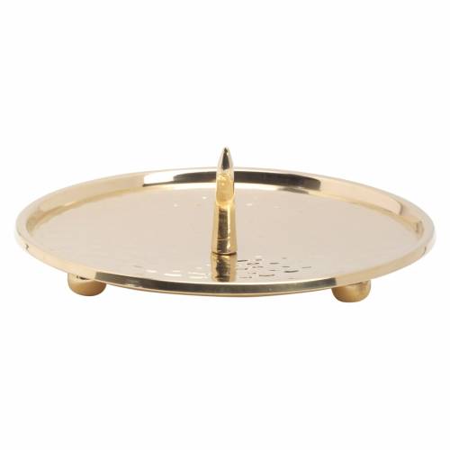 Candle plate with thorn