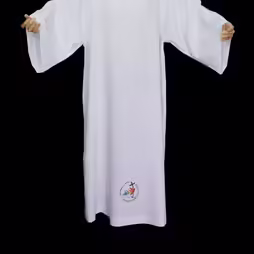 Biała Alba Liturgiczna z Oficjalnym Logo JUBILEUSZ 2025