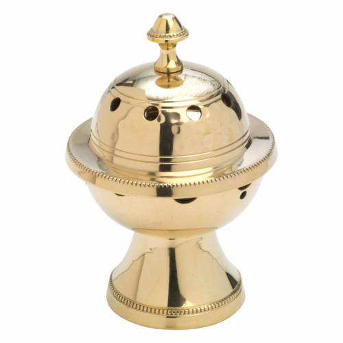 Incense burner round holes