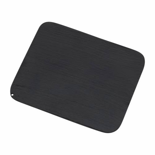 Piattino alluminio nero