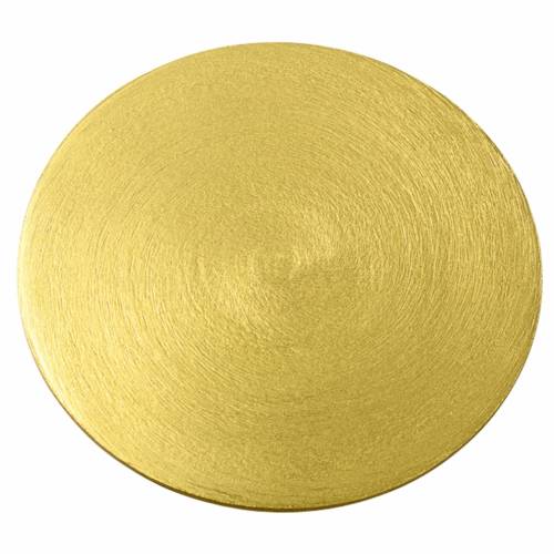 Coaster Alu gold D 12 cm