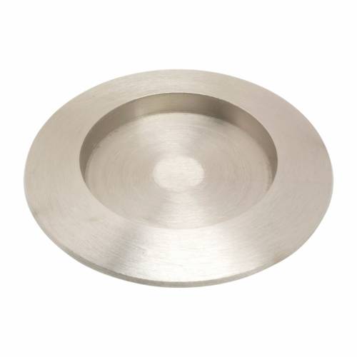 Coaster round and matte brass D 12 cm