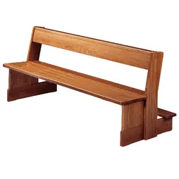 Pew of wood - Mod. S. Giovanni