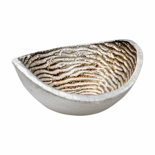 Incence bowl silver coloured