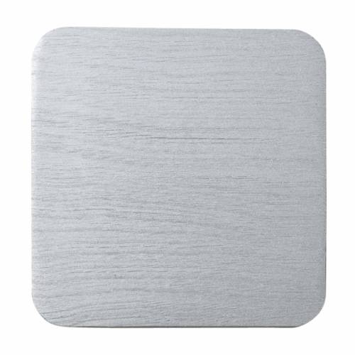 Square aluminium candel plate