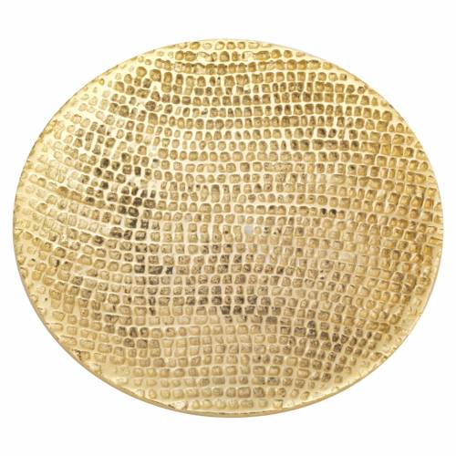Aluminium coaster honeycomb D 14 cm