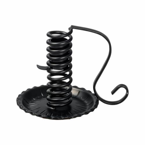 Candelabro in ferro a spirale H 12 cm