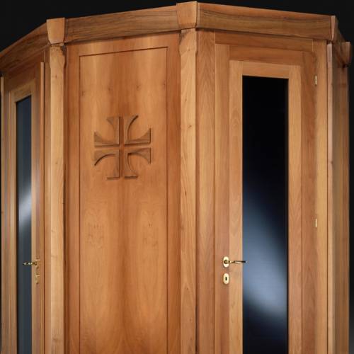 Confessionale in legno - Mod. Trieste