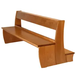 Beech wood Pew - Mod Risen Christ