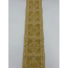Szeroki Galon (10,5 cm) Liturgiczny Półmetalowy EMMA 250