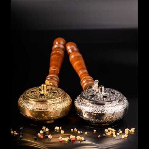 Starry incense pan nickel plated