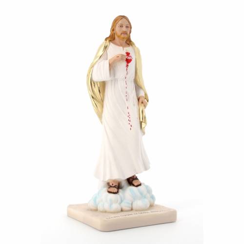 Figurka Serca Jezusowego z Kolorowego Marmurowego Proszku