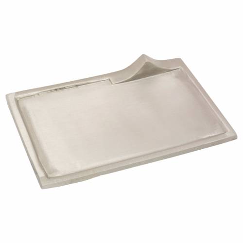 Nickel plated candle coaster