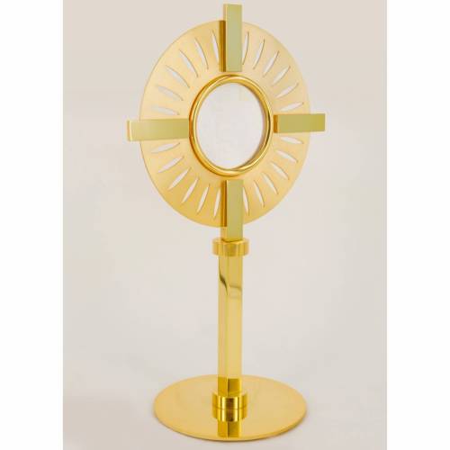 Smooth Gold Plated Monstrance