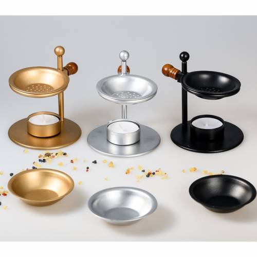 Incense burner of golden iron