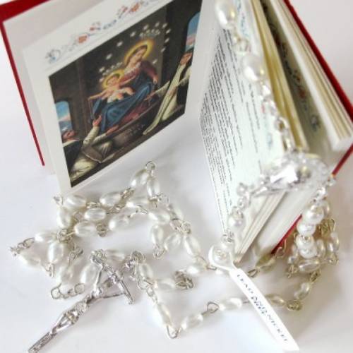 Booklet  "The Holy Rosary" packaged with rosary