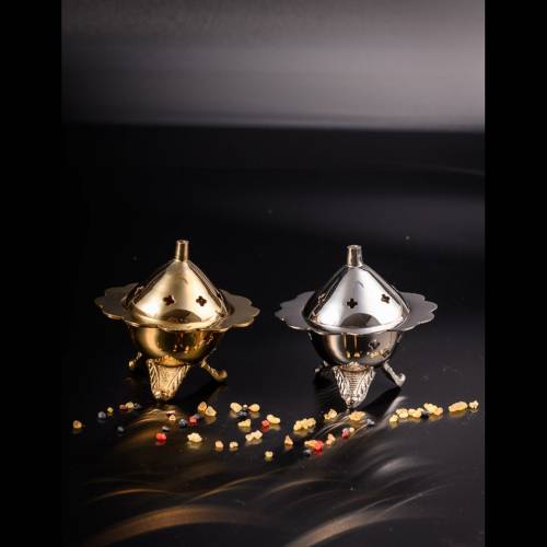 Flower incense burner