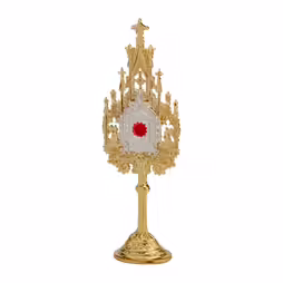 Reliquiario con croce al centro
