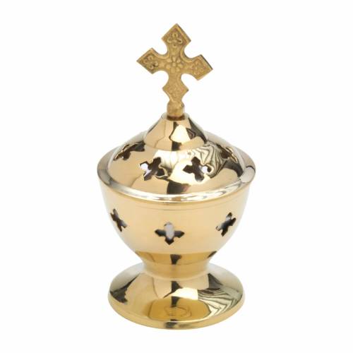 Perforated incense burner