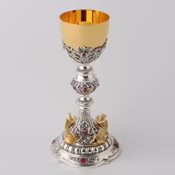 Kielich Mosiężny ze Swarovski Czterej Ewangeliści
