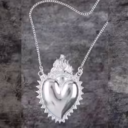 Naszyjnik Choker z Sercem Wotywnym