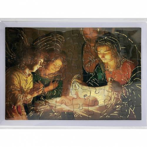 PZM08 PUZZLE BOŻONARODZENIOWE Z PERSONALIZOWALNYM PRZESŁANIEM