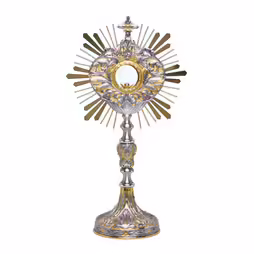 Monstrancja Posrebrzany Metal 68 cm