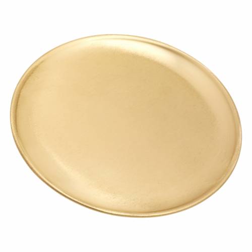 Matte brass coaster D 17 cm