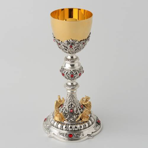 Kielich Mosiężny ze Swarovski Czterej Ewangeliści