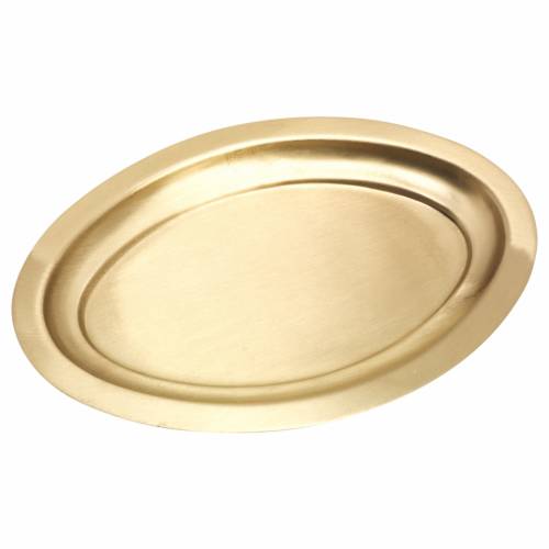 Piatto ovale 16x9,5 cm superficie opaca