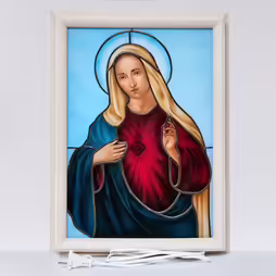 Witrażowa Ikona Świętej Marii