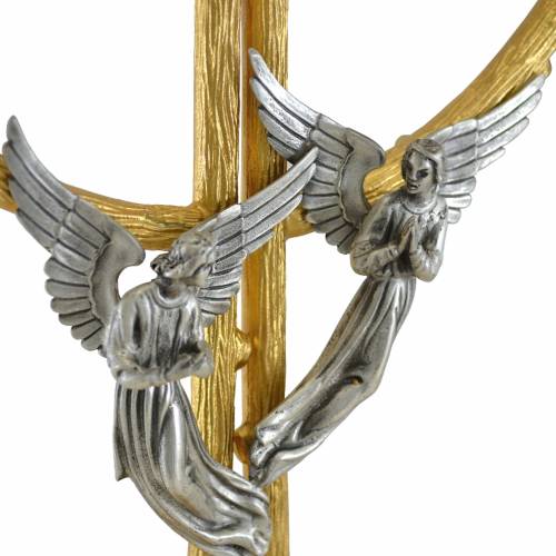 Brass monstrance with Evangelists and Angels