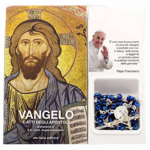Książka Ewangelia i Dzieje Apostolskie z Różańcem Kryształowym