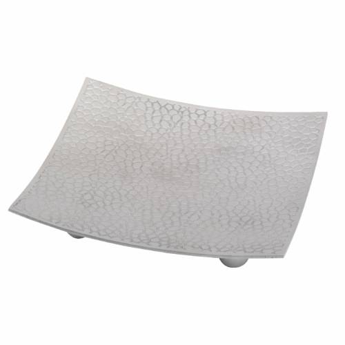 Candle saucer honeycomb motif