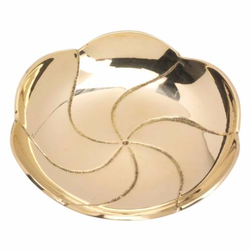 Brass coaster lotus D 9,5 cm