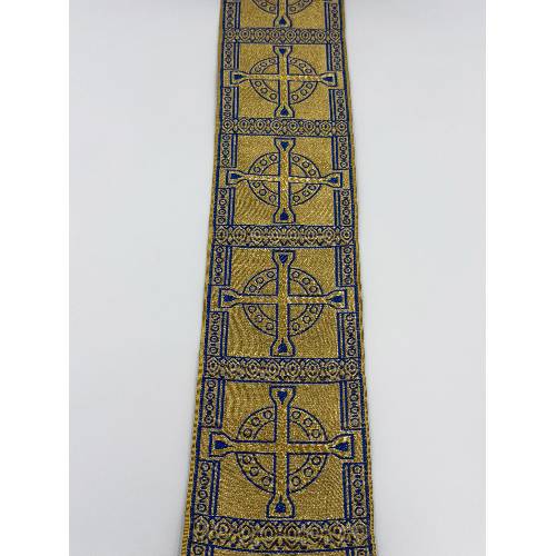 Szeroki Galon (10,5 cm) Liturgiczny Półmetalowy EMMA 250