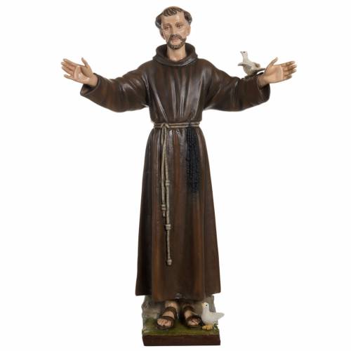 ŚWIĘTY FRANCISZEK Z ASYŻU Z WŁÓKNA SZKLANEGO
