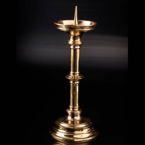 Brass candlestand with mandrel