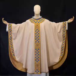 TRADYCYJNA KASULA TKANINA JACQUARD