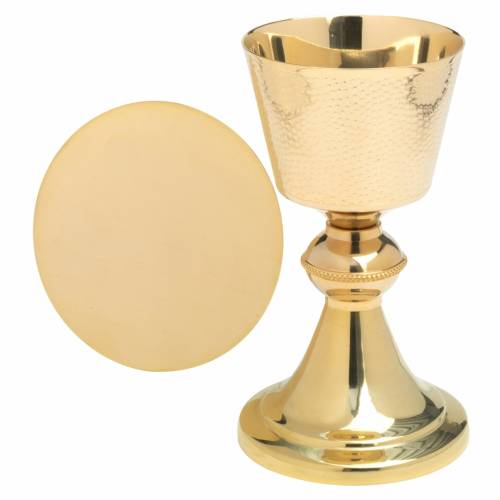 Kielich z Pateną Złoconą H 19 cm