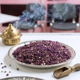 Purple Olibanum incense