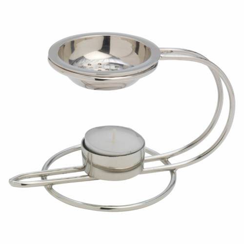 Incense burner nickel plated