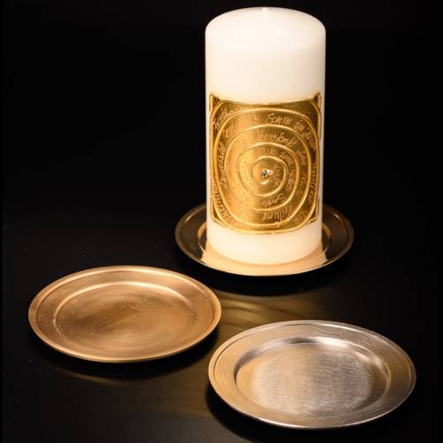 Nickel plated brass coaster