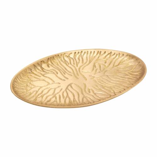 Coaster oval 18x9 cm matt
