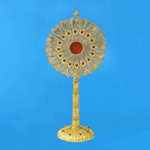 Reliquiary with red rhinestones