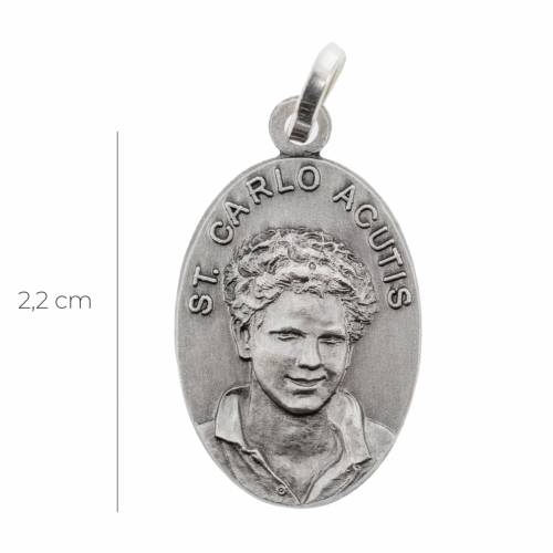 Medal Świętego Karola Acutisa w Srebrze 925