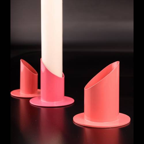 Candlestand raspberry red