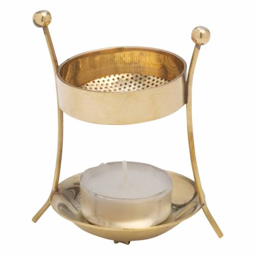 Bruciaincenso ottone H 9 cm