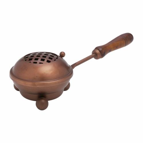 Incense pan copper finish