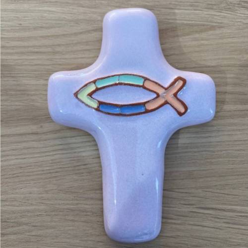 Krzyż Ceramiczny "Ichthus"
